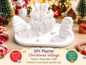DIY Christmas Village Painting Kit