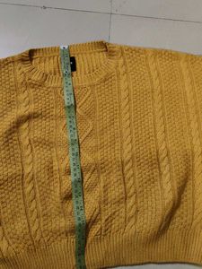 Chunky Knit Mustard Yellow Sweater