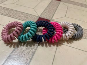 Spiral Hair Ties (set of 5)
