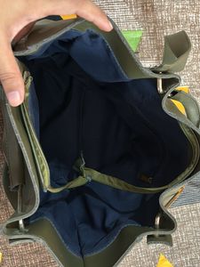 Olive green Handheld Handbag
