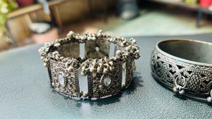 3 Oxidized Silver Bracelet