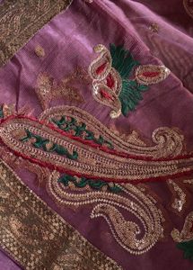 Shimmering Purple Ethnic Blouse