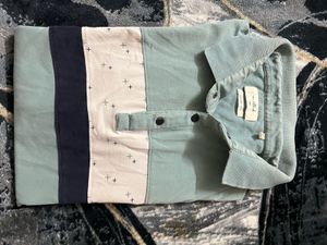 light sea green Casual T-shirt