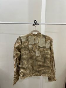 Vintage Patchwork Pearl &amp; Lace detailed Ru