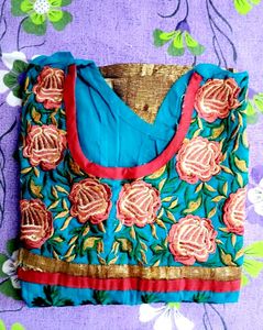 Fully Embroidered Anarkali Kurta
