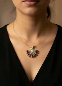 Elegant Red Stone Necklace