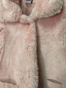 Pink Faux Fur Coat