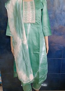Silk Blend Kurti Set