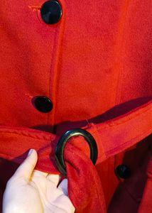 Imported Red Trench Coat