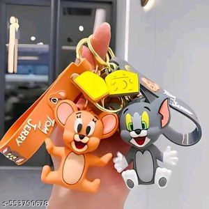 tom and jerry keychain