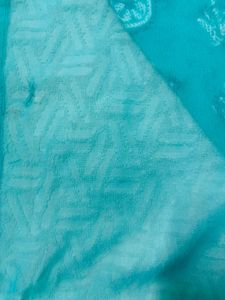 Beautiful Teal Chikankari Kurta