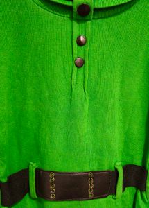 Green Belted Tunic Top