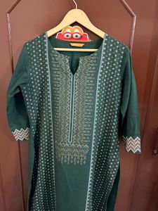 Bottle Green Kurti