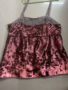 Sparkling Sequined Cami Top y2k
