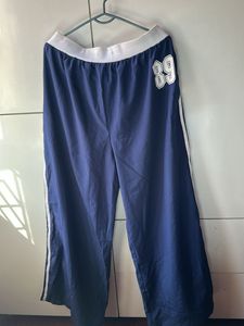 Blue Lounge Pants with '89' Graphic