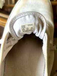 Vans White Canvas Sneakers