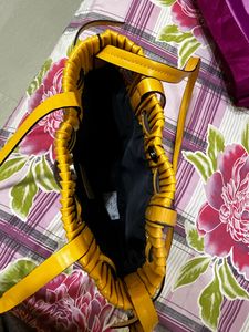 Stylish Mustard Yellow Bucket Bag