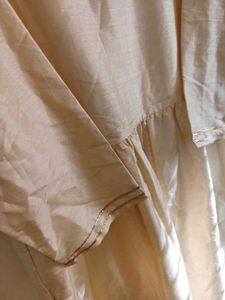 Elegant Cream Kurta set with Dupatta