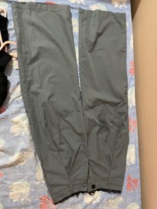Grey Wide Leg Cargo Pants