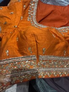 Orange Lehenga Choli Set