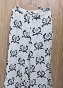 Gerua By Libas Black Kurta With Printed Palazzos