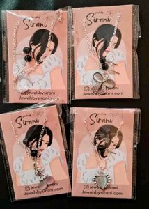Set of 4 Cute Pendant Necklaces