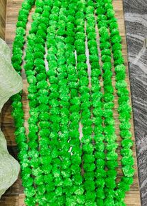 artificial fluffy marigold garland