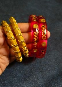 4 Pc Kada Set with Bracelet