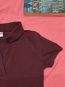 Maroon Bodycon Dress