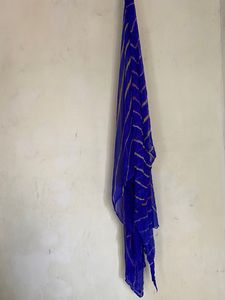 Blue Leheriya Dupatta
