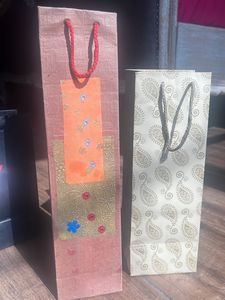 Paper Bags- 1 Guess bag, 2 wine holders/bags