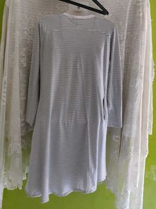 Striped Cardigan &amp; Top Set