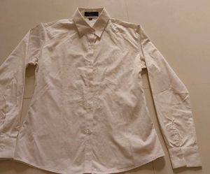 fitted white shirt