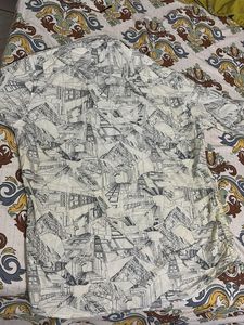 Men's Graphic Print Long Sleeve Shirt