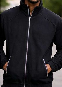 Stylish Black Zip-Up Jacket