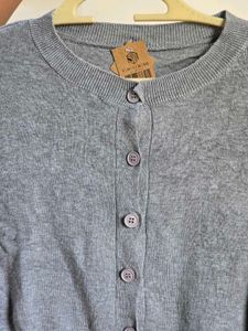 Classic contrast color Knit Cardigan