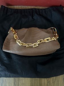 Chain Handle Clutch Bag