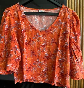Floral V-Neck Top