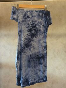 Tie-Dye Mini Bodycon Dress (S)