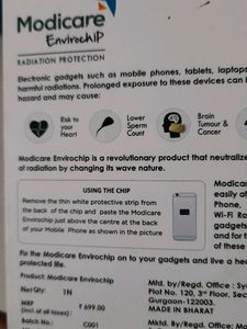 Like New    Modicare Envirochip