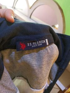 US POLO Comfortable Quarter Zip Sweatshirt