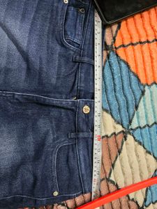 METRONAUT Dark Wash Cropped Jeans