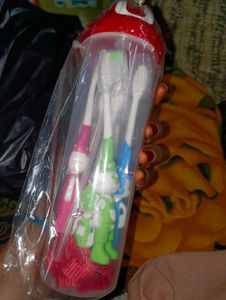 Kids Toothbrush Set with sipper