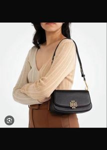 Tory Burch Black Leather Crossbody Bag