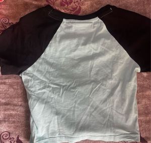 Disney Mickey Mouse "Ride the Curl" Crop Top