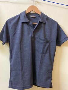 Charcoal Black Mens Polo Tshirt