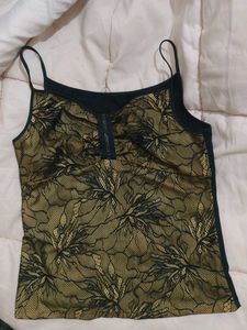 vintage y2k Lace Spaghetti Strap Top