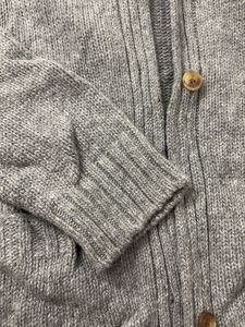 Cozy Grey Button-Up Cardigan