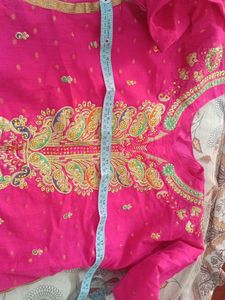 Vibrant Pink Embroidered Salwar Kurta