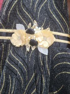 Sparkly Black &amp; Gold Party Dress